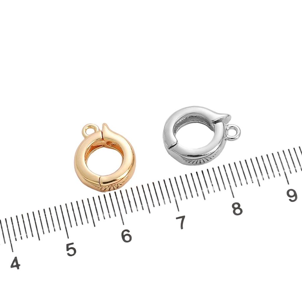 Copper Round Versatile Universal Pearl Buckle Clasps Lobster For DIY Accessories Jewelry Making