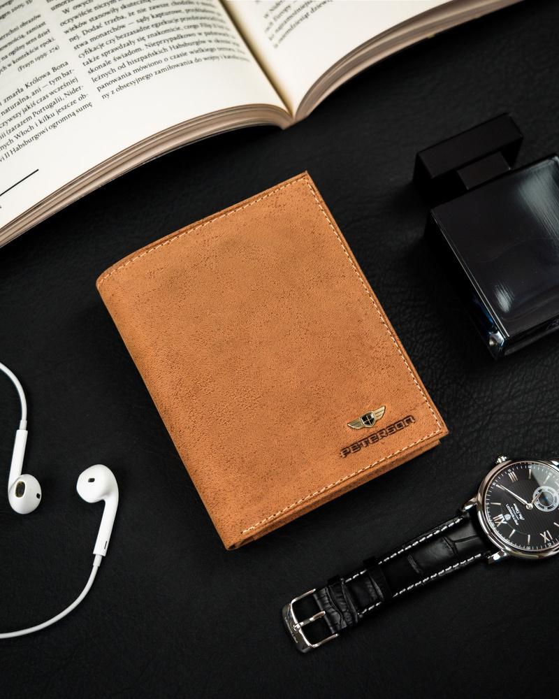 Men's Leather Card Wallet - Peterson