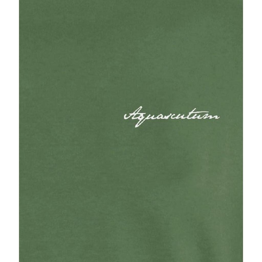 Aquascutum Mens Embroidered Logo Cotton T-Shirt