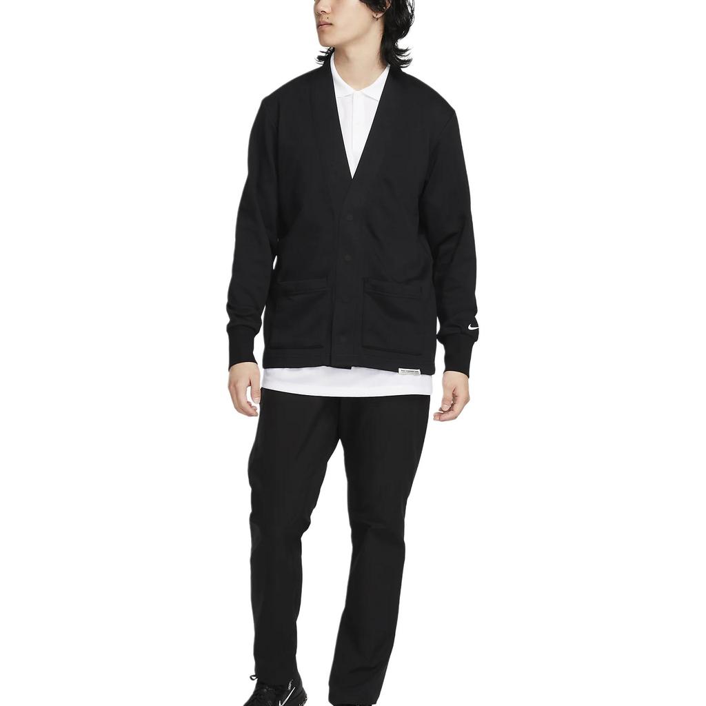 Nike Knitwear Men's Black V Neck Moderate Other FB5465-010