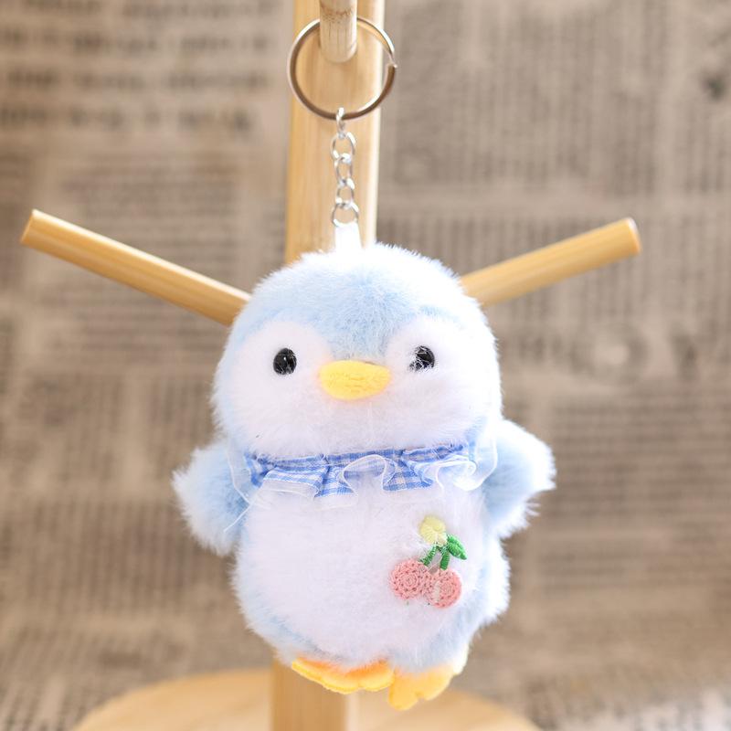 Cute Cartoon Penguin Plush Keychain Stuffed Doll Keyring Backpack Pendant Bag Hanging Decoration Lovely Gifts