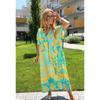 JPNTKYYWomen's Fashion Summer Spring Short Sleeve V-Neck Casual Dresses