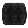 Elasticity Skeleton Head Cake Mold Food Grade Silicone Skull Baking Mold Skull Cake Pan  Halloween