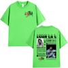 Rapper Luar La L L3TRA T shirt Hip Hop Fashion Short Sleeve T-shirts 100% Cotton Casual Oversized Tee Shirt Streetwear Unisex