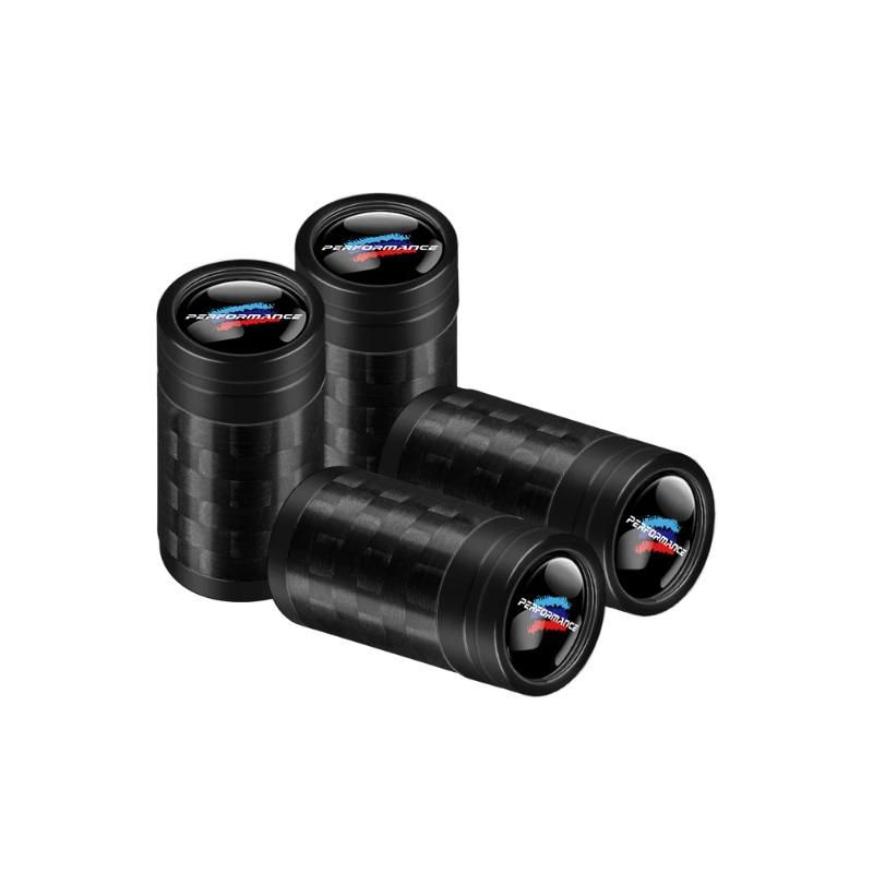 4 Stück Rad-Reifenventilkappen Auto-Reifenventilschaftabdeckung Außendekorzubehör Für BMW M M3 M5 F10 F30 F20 E28 E36 Performance X1 X2