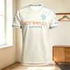 Unisex Černý venkovní fotbalový dres NYCFC s potiskem Etihad Airways Rychleschnoucí Krátký rukáv Kulatý výstřih Fotbalový fanoušek Tréninkové Sportovní trička