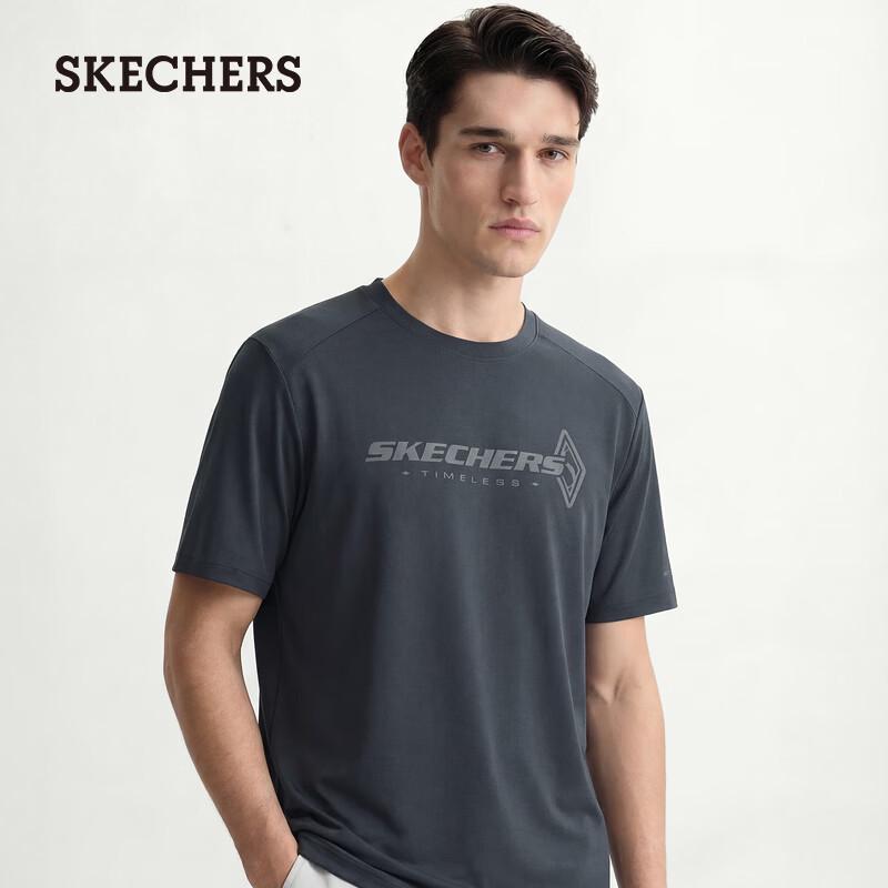 Skechers Men's Summer Knit Short Sleeve T-Shirt