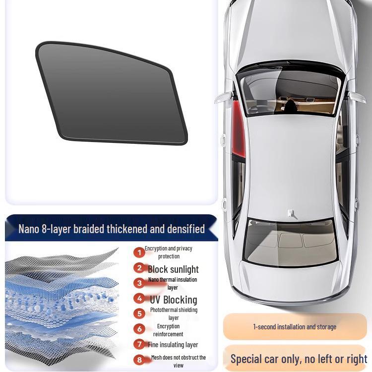 Subaru Forester Magnetic Blackout & Heat Insulation Mesh Blinds