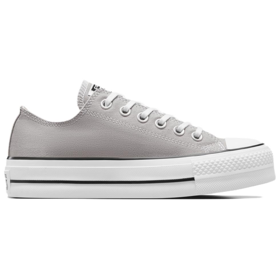 Converse Chuck Taylor All Star Lift Comfortable Versatile Low Top Canvas Shoes Women sneakers Gray A07573C
