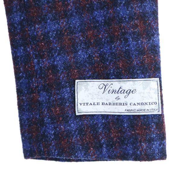 unused HIGH STREET Check Pattern tailored jacket S Bluish Men's Used