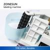 ZONESUN Kompakter Etikettenabroller für 25mm Kern & 110mm Rolle – ZS-YH30/60
