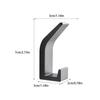 6x Easy To Install Adhesive Hooks Clutter-free Environment Anywhere Premium Bath Towel Hooks Modern