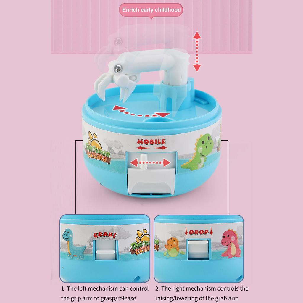 Claw Machine Mini Dinosaurs Toy Gashapon for Kids Game Prizes Toy Birthday Gift Game Small Prizes Mini Dinosaurs