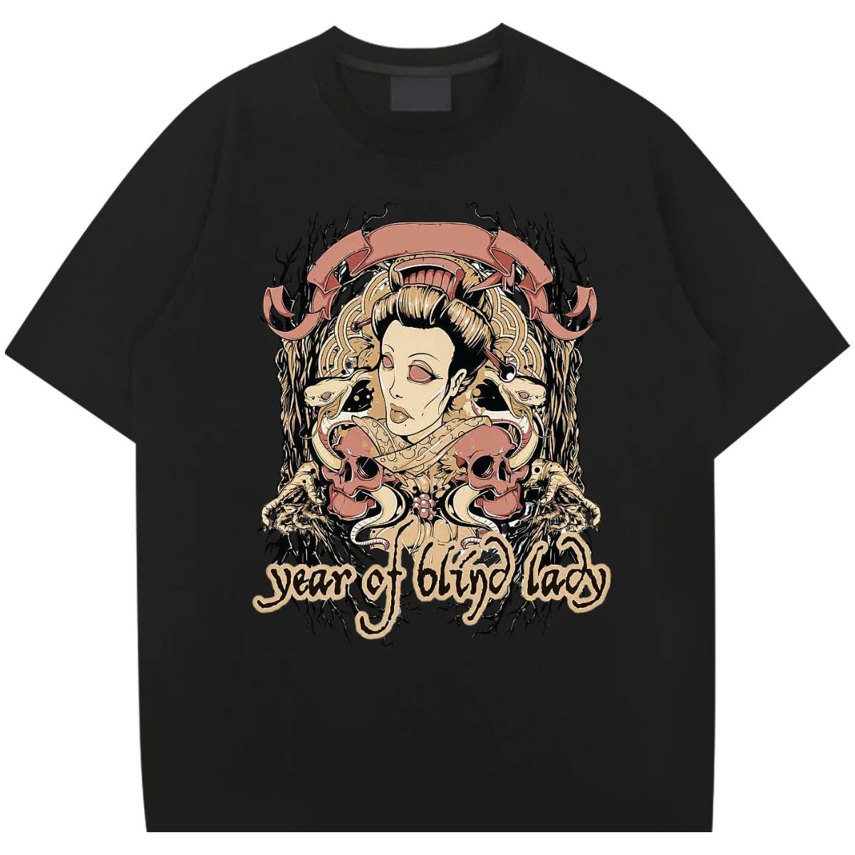 

Loose Oversize Casual Aesthetic Sleeved Top Round Collar Unisex Clothes 2024 Summer Hot Sale XXL Slight Stretch Tshirt XXXXXL чорний