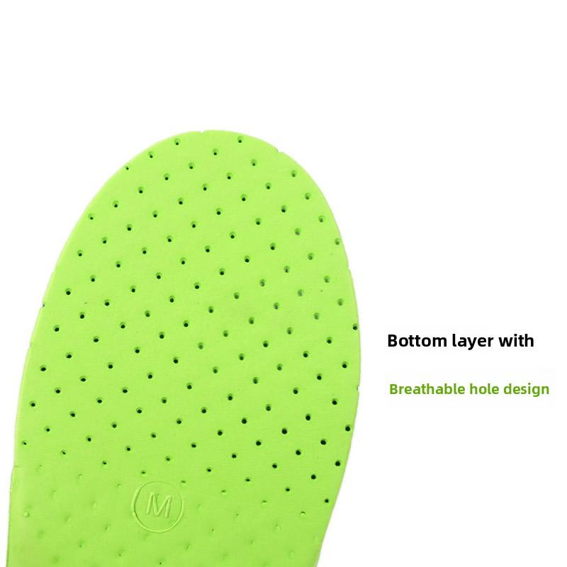 Flat Arch Support Non-slip Shock-absorbing Insole Men's and Women's Mesh Insole Spot Wholesale Sports Insole