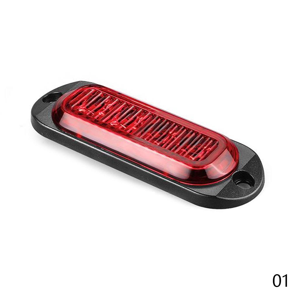 LED Side Marker Lights Red Clearance Trailer Truck RV LED Light Lamp Red Waterproof 12/24V Safety Warning Width Indicator Lamp