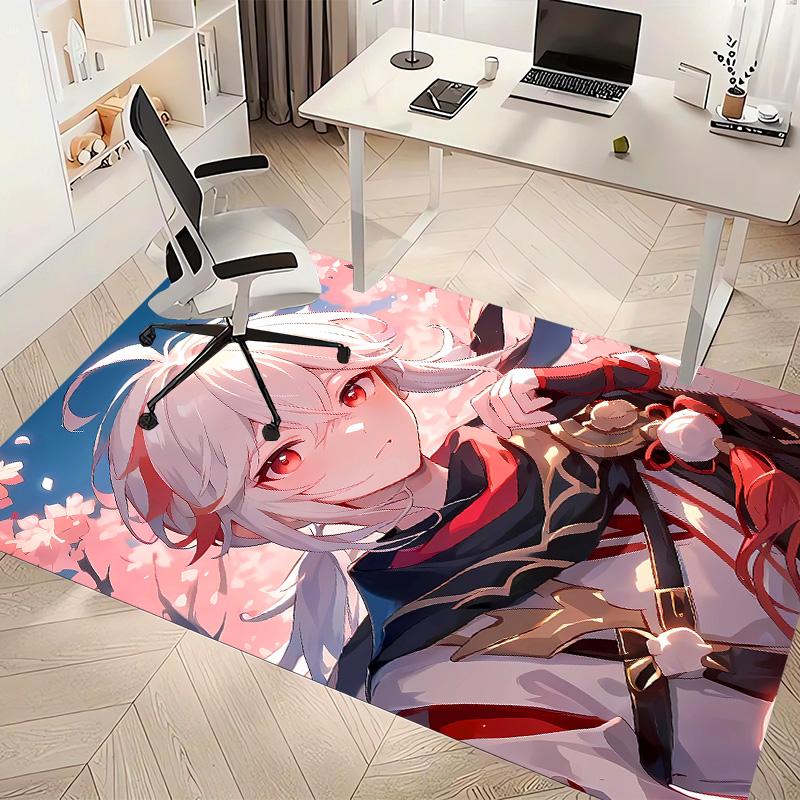 Genshin Impact characters6 Printed Absorbent Washable Carpet, Non-Slip Bathroom Mats, Kitchen Rugs, Yoga Mat,Living Room Entrance, Camping Picnic Rugs