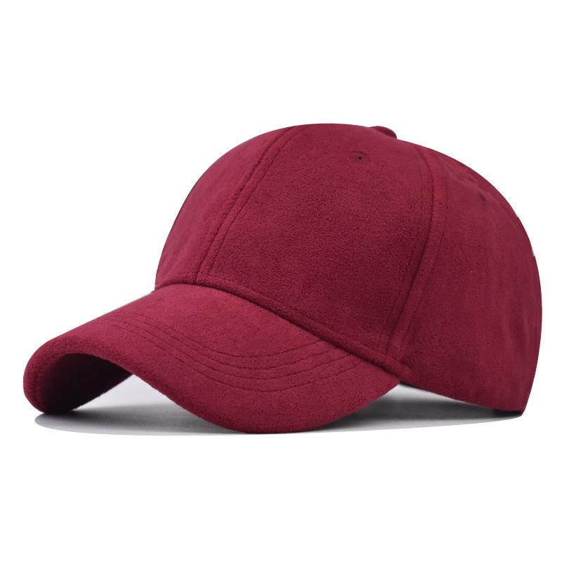Casual Baseball Cap for Women and Men Fashion Suede Hat Autumn Outdoor Street Sun Caps Snapback Hip Hop Hat Unisex Wholesale Hat