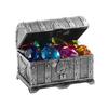 Diving Gems Pool Toys Diving Treasure Set Pirate Chest with 12 Gemstones Pool Training Toys for Kids Floating Sinking Swim Game