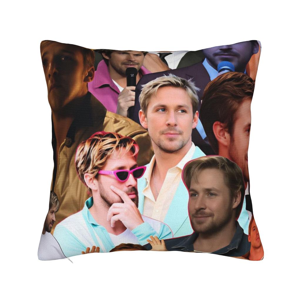 Ryan Gosling Collage Pillowcases Cute Funny Pillow Case For Office Car Home Decor Soft Pillow Cover