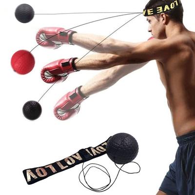 Schnelle Reaktionsübung Kopfband Geschwindigkeitsreflex Kampfball Boxen Schlagübung Kampf Boxeo Ball
