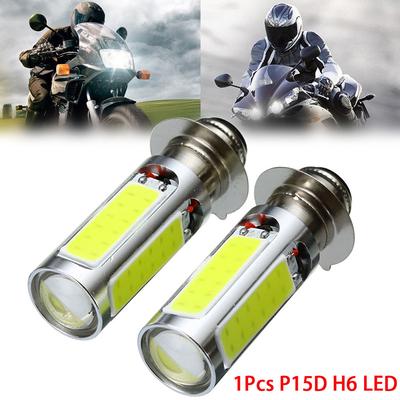 H6 P15D DC 12V Led Motorcycle 1200LM Hi Lo Lamp Scooter Accessories Moto DRL For Suzuki Headlight Bulb Canbus Fog Light 12 SMD