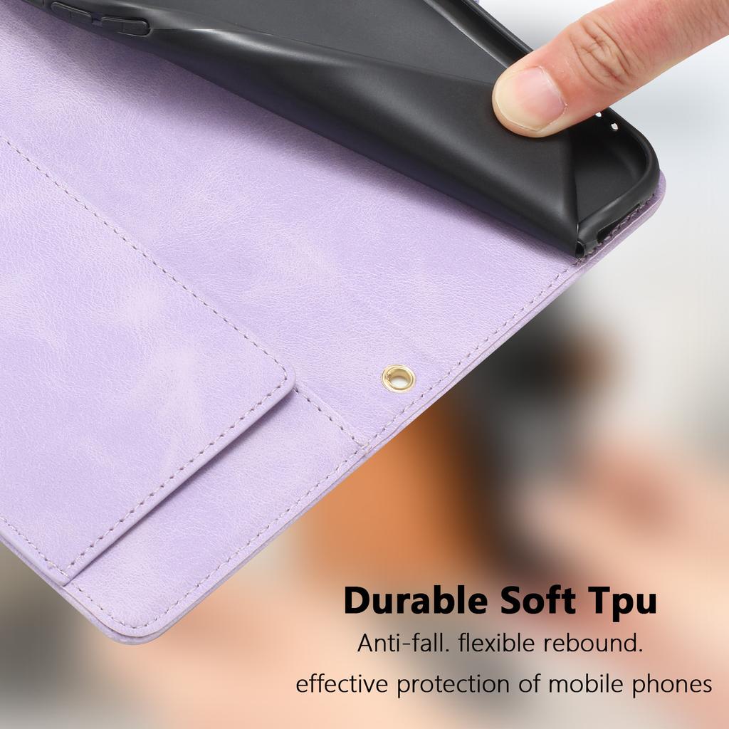 Luxury Tulip Cards Solt Wallet Flip Leather Phone Case For Google Pixel 10 Pro XL 9A 9 8 8A 7A 7 Bag Book Strap Kickstand Cover