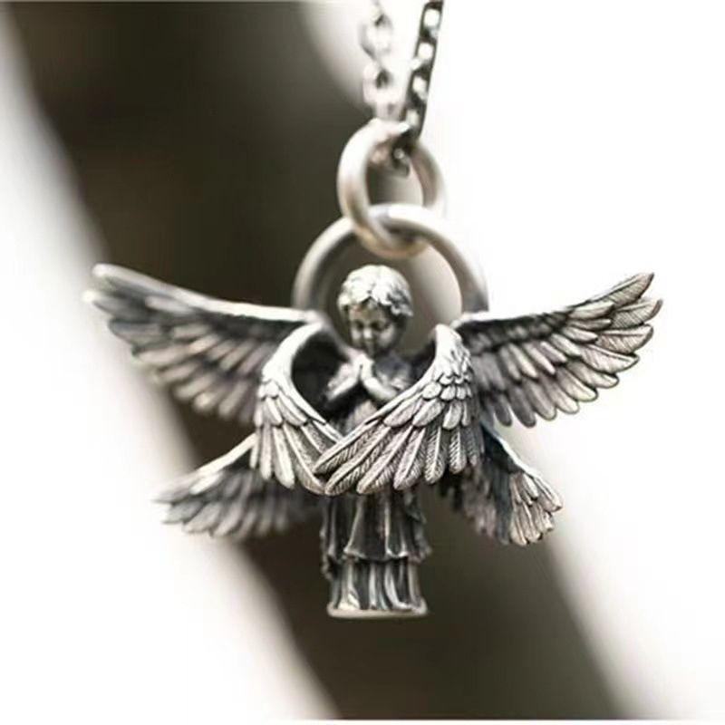 Seraph pendant necklace, angel wing pendant, you are my angel pendant.