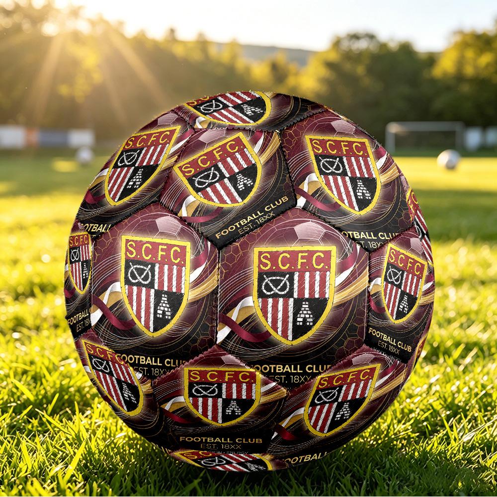 Pallone da Calcio Stampato Southampton Football Taglia 5, Pallone da Calcio Anti Scivolo per Partite Adulti Souvenir per Tifosi di Calcio