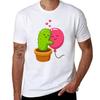 Cactus Hugging Air Balloon Tshirt Comfortable Daily Wear Tee Tshirt