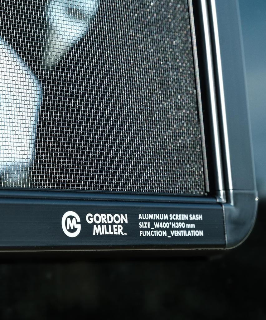 GORDON MILLER Car Aluminum Screen Sash Door Panel for GMLVAN 1730860 V-01 (Toyota Hiace)