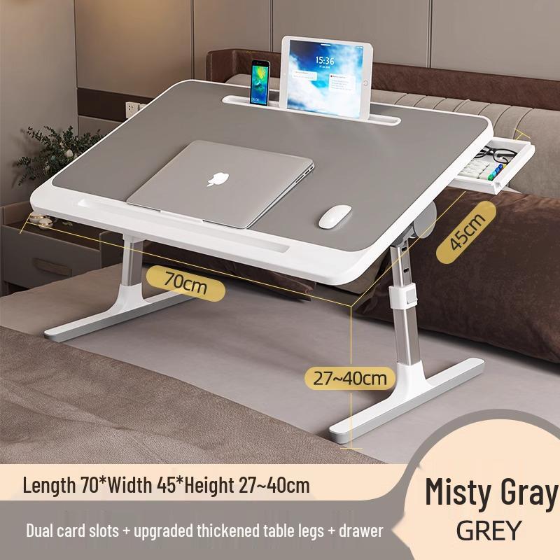 Adjustable Student Writing Table with Mobile Bracket for Bedroom or Dormitory