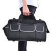 YILEQI 19in Oxford Cloth Tool Bag Gray WearResistant Hardware Storage Case with Shoulder Strap
