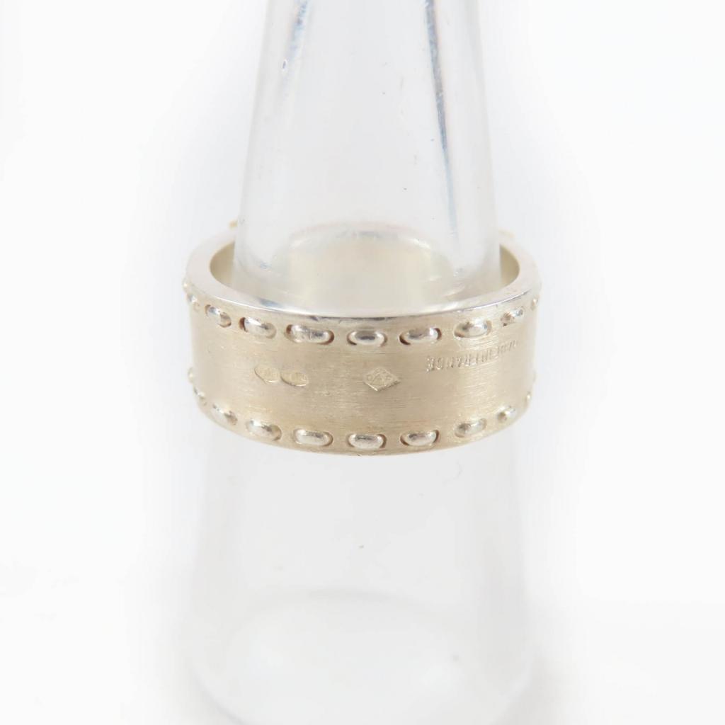 Excellent HERMES Ring Kelly Ring Silver 925 Women Used