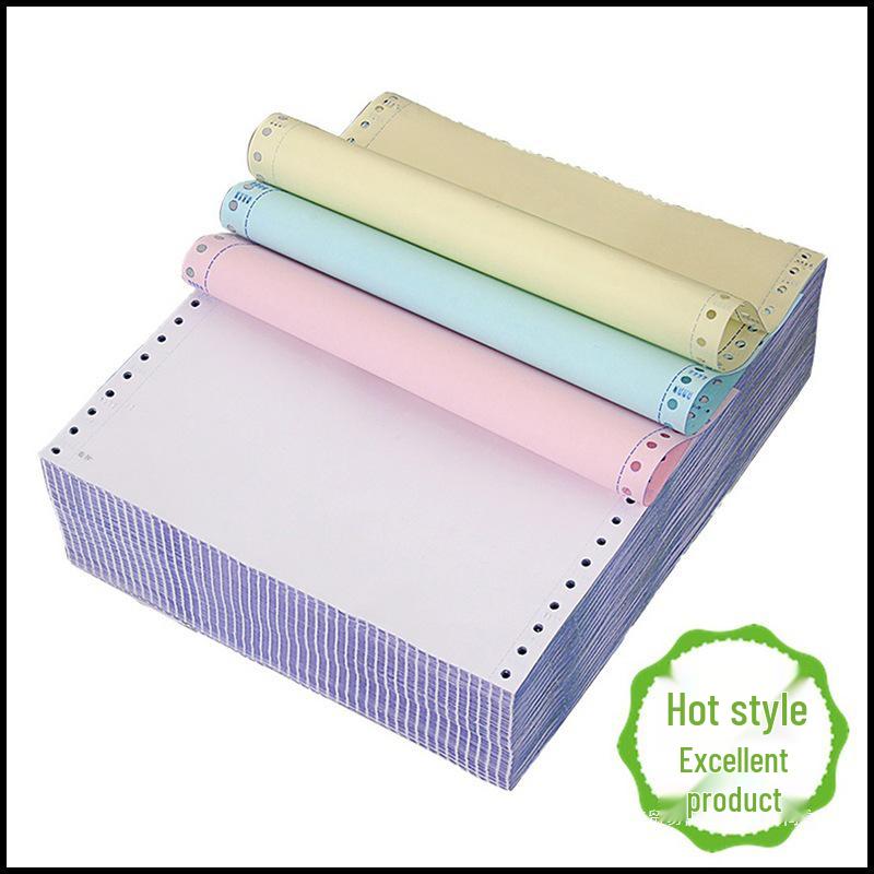 Pinfeed Computer Print Paper: Available in 1 to 5 parts, 241 vouchers, with options for two or three equal parts.