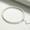 Fashion Pearl Necklace Bracelet Earrings Set , 3 - Piece Jewelry Set for Daily Office Party Wear