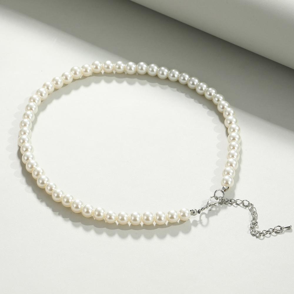Fashion Pearl Necklace Bracelet Earrings Set , 3 - Piece Jewelry Set for Daily Office Party Wear