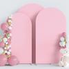 1Pc Spandex Wedding Arch Cover Fitted Stand Covers Round Top Backdrop for Baby Shower Birthday Party Ceremony Wedding Decoration