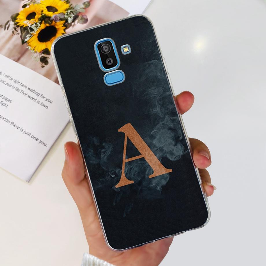 Funda Coque For Samsung Galaxy J8 J810F Cover Case Cartoon Cat Skull Back Shell For Samsung J8 2018 Soft Clear Silicone TPU Capa
