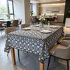 Dining Kitchen Party Event Cotton Linen Washable Rectangle Tablecloth
