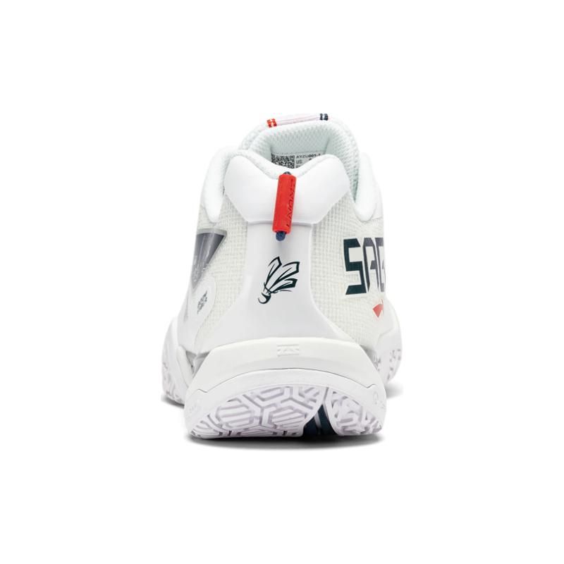 Li-Ning Ground Flying II SE Comfortable Versatile Non-Slip Wear-Resistant Low-Top Badminton Shoes Unisex Shoes White AYZU001-1