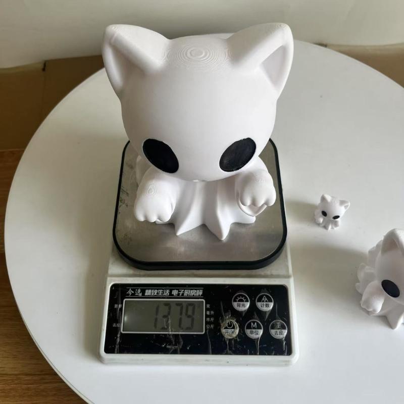 Crafted Plastic Seasonal Shelf Piece, Cute Draped Pet Display Figure for Desk, Window Sill, and Home Styling Plus