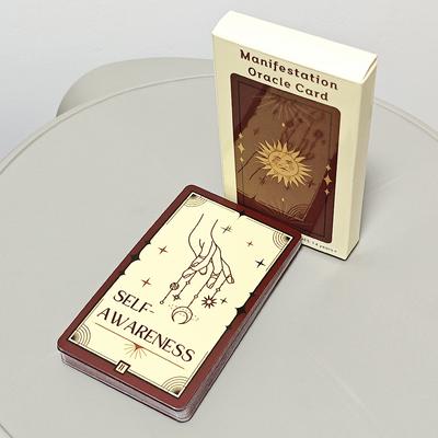 Manifestation Oracle Deck 10.3*6cm 33 Card Oracle Deck Manifest Your Dreams, Find Your Purpose, Tarot for The Soul
