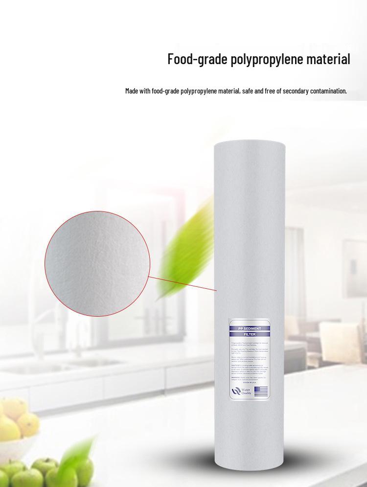 20-Inch PP Cotton Melt-Blown Filter Cartridge for Whole House Water Purifier and Central Water Filter Housing