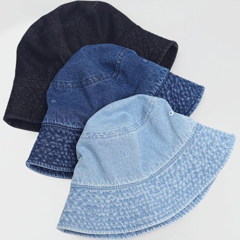 Men's and Women's Large Plain Washed Bucket Hat