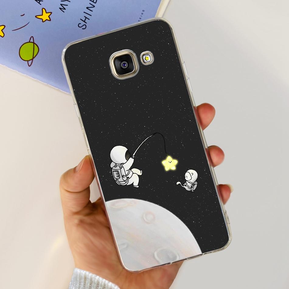 Pour Samsung Galaxy A5 2016 Coque Samsung A5 2017 2015 A500F A520F SM-A510F Impression Élégante Silicone Souple TPU Coque Arrière de Téléphone