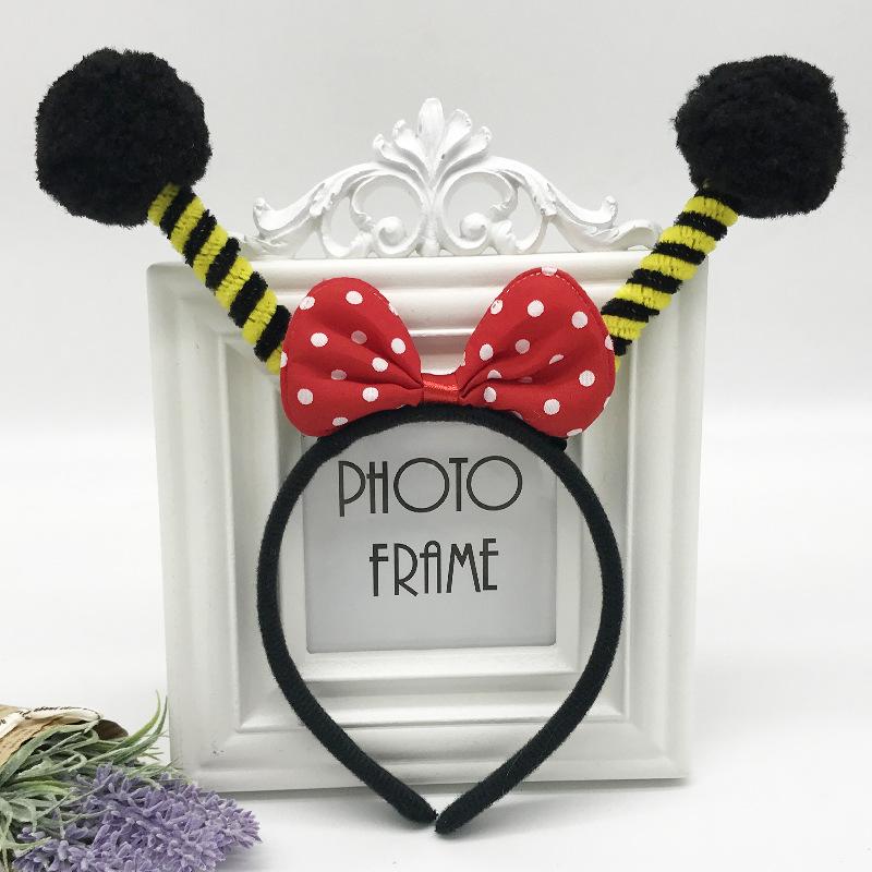 Halloween Bijen & Lieveheersbeestjes Hoofdband Bril Set voor Kinderen - Feestelijke Kostuumaccessoires voor Halloween, Kerstmis en Optredens
