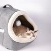 The Cat House Is Warm In Winter and Is Removable and Washable. The Cat House Is An Arched Pet House and The Dog House Is Suitable for All Seasons.