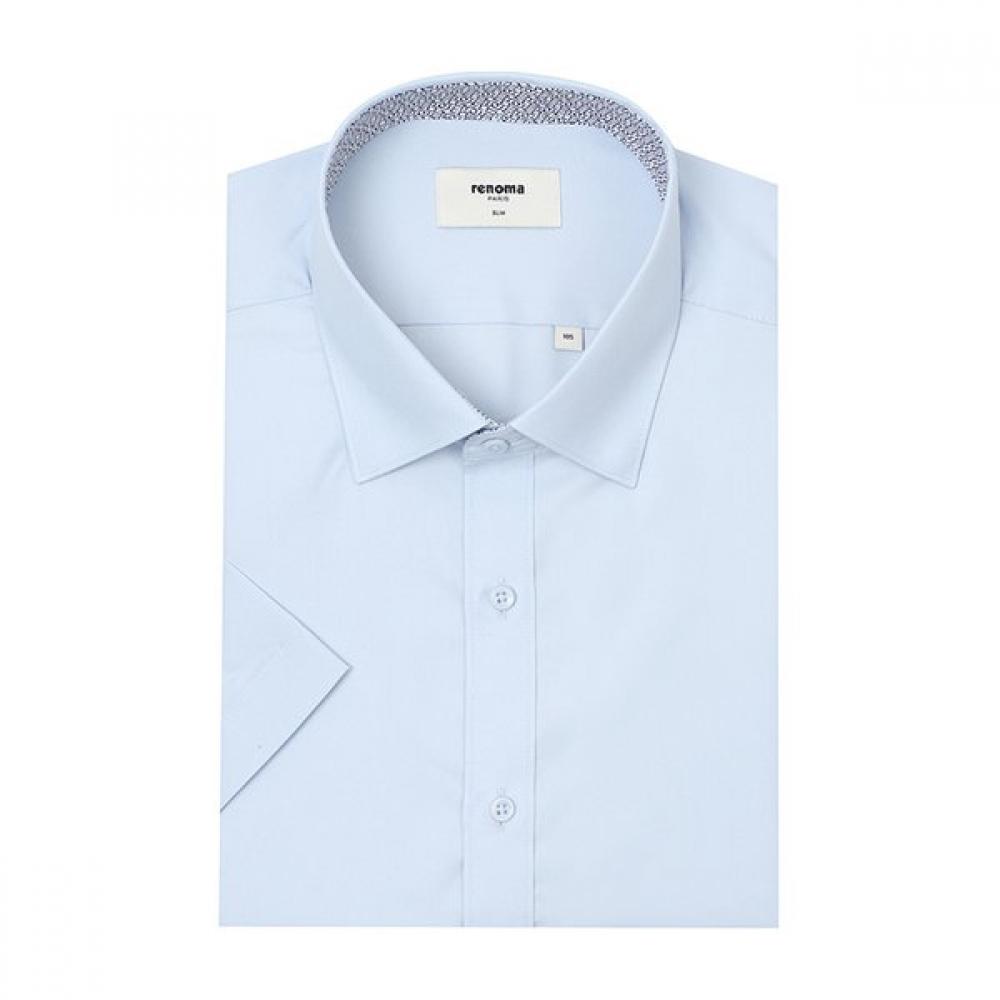 RENOMA 120s Twill Short Sleeve Slim Shirt Rzusl1111 Bu