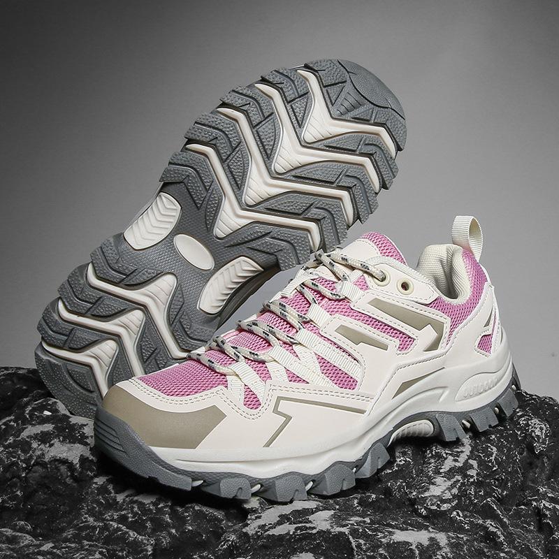 Outer wear breathable couple low-top mesh hiking shoes outdoor hiking shoes